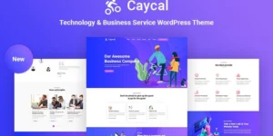 Caycal Startup Technology Business Service WordPress Theme 1.0.0破解版主题