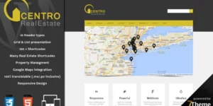 Centro – an extensive WordPress Real Estate Theme 1.13破解版主题