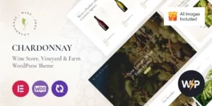 Chardonnay Wine Store Vineyard WordPress Theme 1.12.0破解版主题