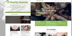 Charity Events Modern Charity / Fundraising WordPress Theme 1.1.4破解版主题
