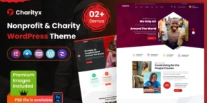 Charityx Charity Nonprofit WordPress Theme 1.0.1破解版主题