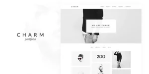 Charm Portfolio for Freelancers Agencies 1.1.2破解版主题