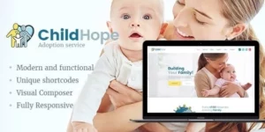 ChildHope | Child Adoption Service Charity Nonprofit WordPress Theme 1.1.7破解版主题