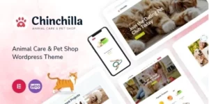Chinchilla Animal Care Pet Shop WordPress Theme 2.0破解版主题