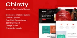 Chirsty Multipurpose Nonprofit Church WordPress Theme 1.0.0破解版主题