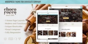 ChocoRocco | Chocolate Sweets Candy Store WordPress Theme 1.2.1破解版主题