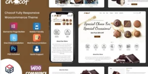Chocof – Chocolate Sweets Candy WordPress Elementor Theme 1.0破解版主题