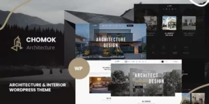 Chomok Modern Architecture Interior WordPress Theme 1.0破解版主题