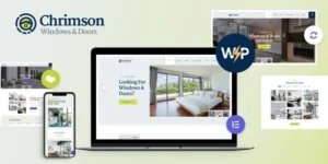 Chrimson | Windows Doors Services Store WordPress Theme + Elementor 1.2.4破解版主题