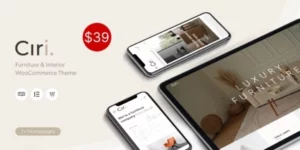 Ciri Furniture Interior WooCommerce Theme 1.0.3破解版主题