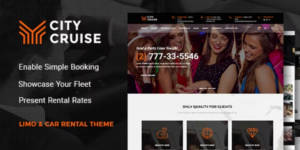City Cruise Limousine and Car Rental Theme 1.8破解版主题