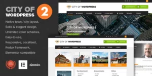 City of WP Municipal Local Government Theme 2.4破解版主题