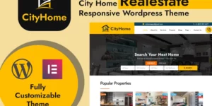 CityHome Real Estate WordPress Theme WordPress Theme 1.0.0破解版主题