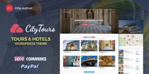 CityTours Hotel Tour Booking WordPress Theme 3.2.3破解版主题