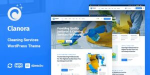 Clanora Cleaning Services WordPress Theme 1.2.4破解版主题