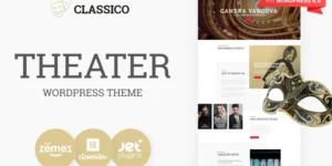 Classico Theater Responsive WordPress Theme 1.0.1破解版主题