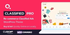 ClassifiedPro ReCommerce Classified Ads WordPress Theme 1.0.1破解版主题