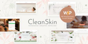 CleanSkin | Handmade Organic Soap Natural Cosmetics Shop WordPress Theme 1.5.0破解版主题