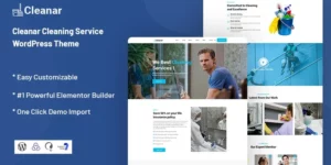 Cleanar Cleaning Service WordPress Theme 1.0.0破解版主题