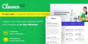 Cleanco Cleaning Service Company WordPress Theme 3.1.2破解版主题