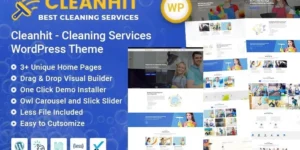 Cleanhit Dry Cleaning Laundry Service WordPress Theme 1.0.0破解版主题