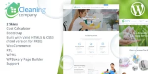 Cleaning Services WordPress Theme + RTL 3.6破解版主题