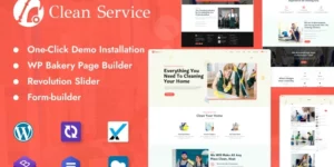Cleener Cleaning Services WordPress Theme 1.0.2破解版主题