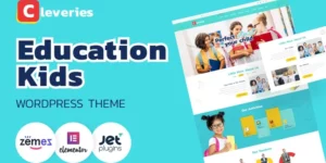 Cleveries Education Kids WordPress Elementor Theme WordPress Theme 1.0.1破解版主题
