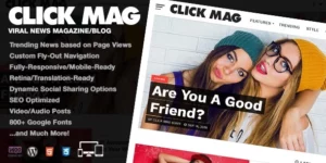 Click Mag Viral WordPress News Magazine/Blog Theme 3.6.0破解版主题