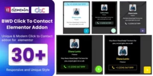 Click To Contact Addon For Elementor 1.0破解版插件