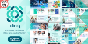 Cliniq Doctor Medical WordPress Theme 1.0.7破解版主题