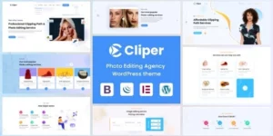 Cliper Clipping Path Agency WordPress Theme 1.0.0.1破解版主题