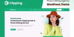 Clipping Photo Editing Agency WordPress Theme 1.0.3破解版主题