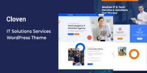 Cloven IT Solutions Services WordPress Theme 2.0破解版主题