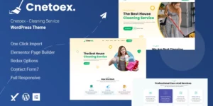 Cnetoex Cleaning Service WordPress Theme 1.0.0破解版主题