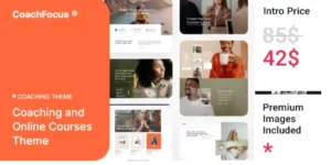 CoachFocus Coaching Online Courses WordPress Theme 1.0破解版主题
