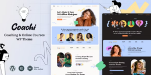 Coachi Coaching Online Courses WordPress Theme 1.0.0破解版主题