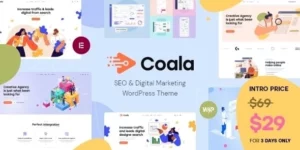 Coala SEO Digital Marketing WordPress Theme 1.0.0破解版主题