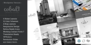 Cobalt Responsive Architect Creatives WP Theme 1.1.8破解版主题