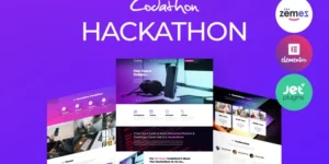 Codathon Hackathon for Coders Landing WordPress Theme 1.0.0破解版主题
