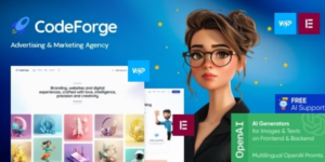 CodeForge – IT Company WordPress Theme 1.0破解版主题