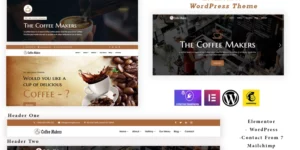 Coffee Makers The Elementor Coffee WordPress Theme 1.0.0破解版主题