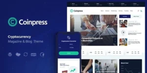 Coinpress | ICO Cryptocurrency Magazine Blog Theme 1.0.8破解版主题