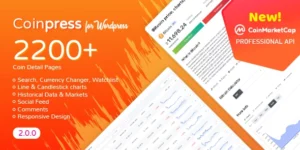 Coinpress – Cryptocurrency Pages for WordPress 2.3.1破解版插件