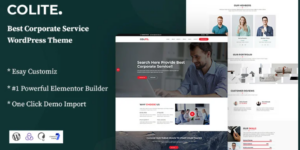 Colite Corporate Service WordPress Theme 1.0.0破解版主题