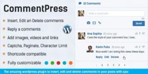 Comment System Plugin for WordPress Ajax Comments Comment Press 2.8.1破解版插件