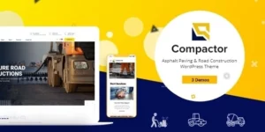 Compactor Road Construction WordPress Theme 1.0.1破解版主题