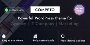 Competo Marketing Digital agency WordPress theme 1.0.0破解版主题