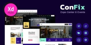 ConFix Expo Events WordPress Theme 1.5破解版主题