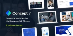 Concept Seven Responsive Multipurpose WordPress Theme 1.22破解版主题